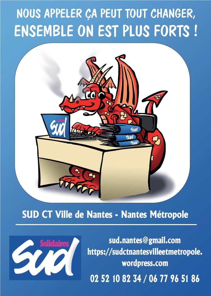 Syndicat Nantes, Syndicat SUD, Syndicat mairie de Nantes, Syndicat Nantes Métropole